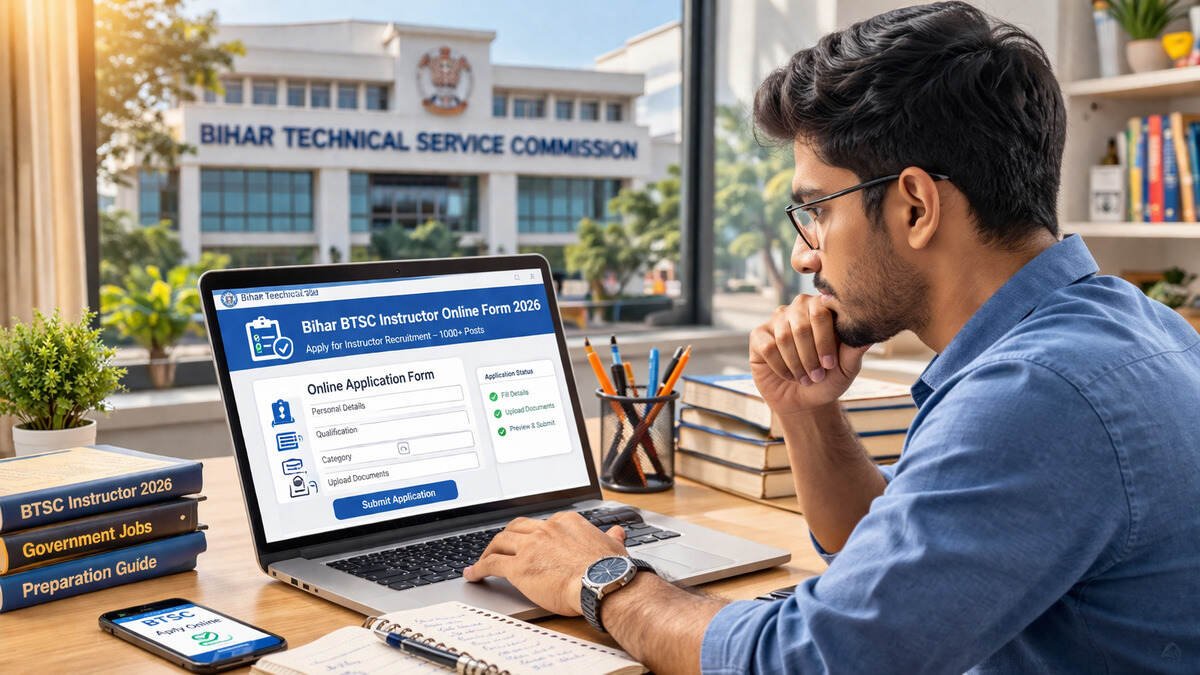 Bihar BTSC Instructor Online Form 2026